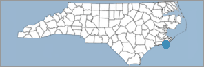 Harkers Island NC Map